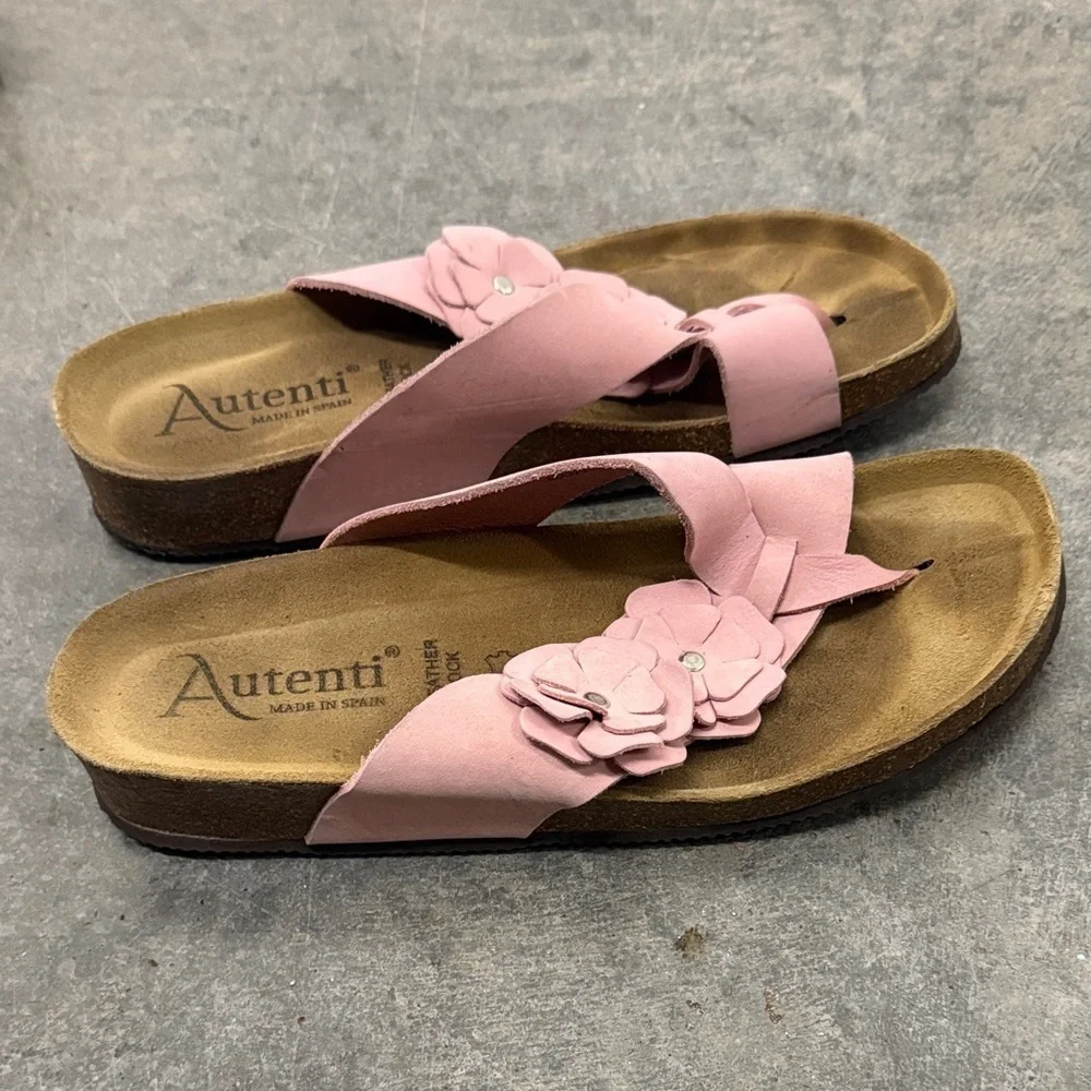Pink Floral Women's Sandals